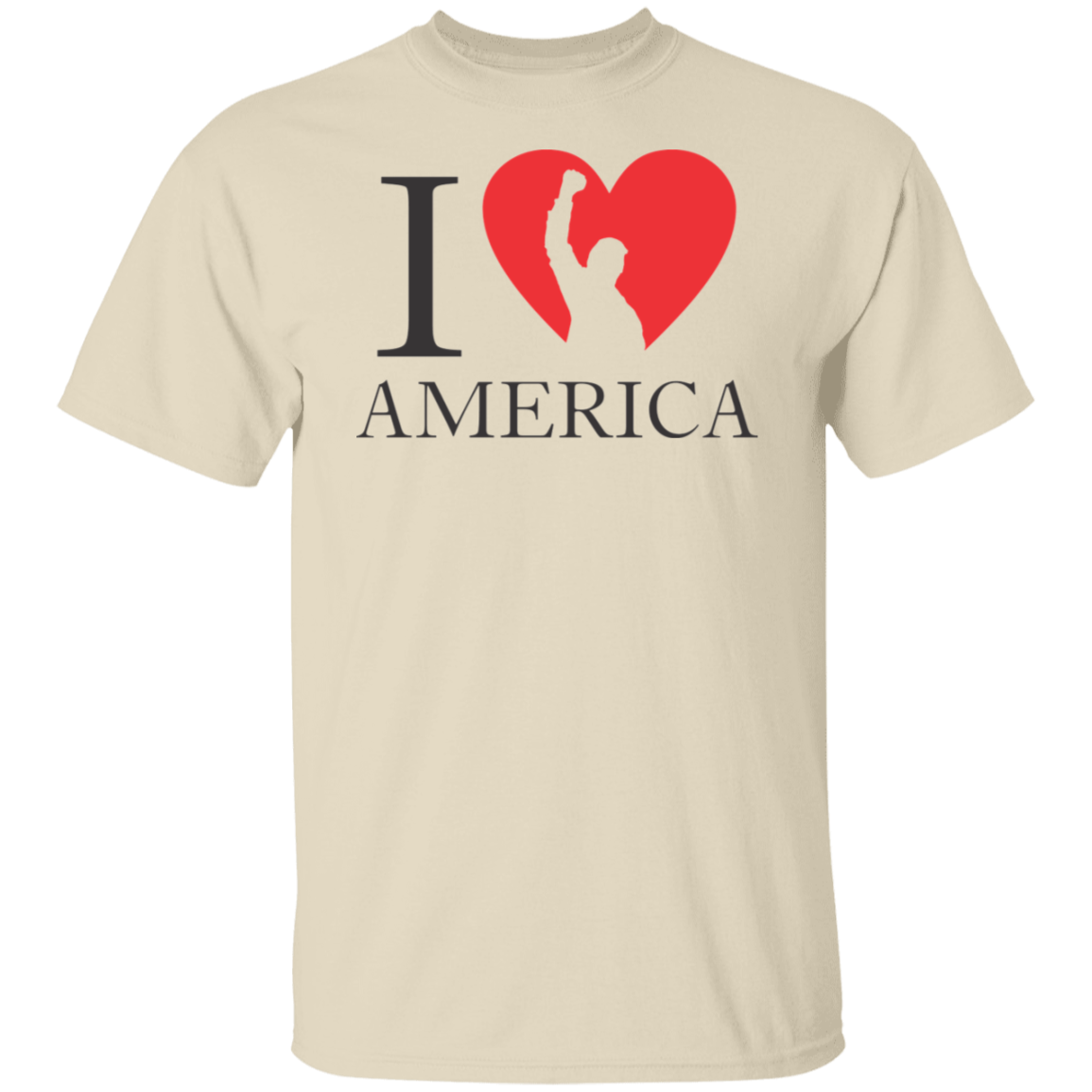 I Love America Short Sleeve Tee - Image 2