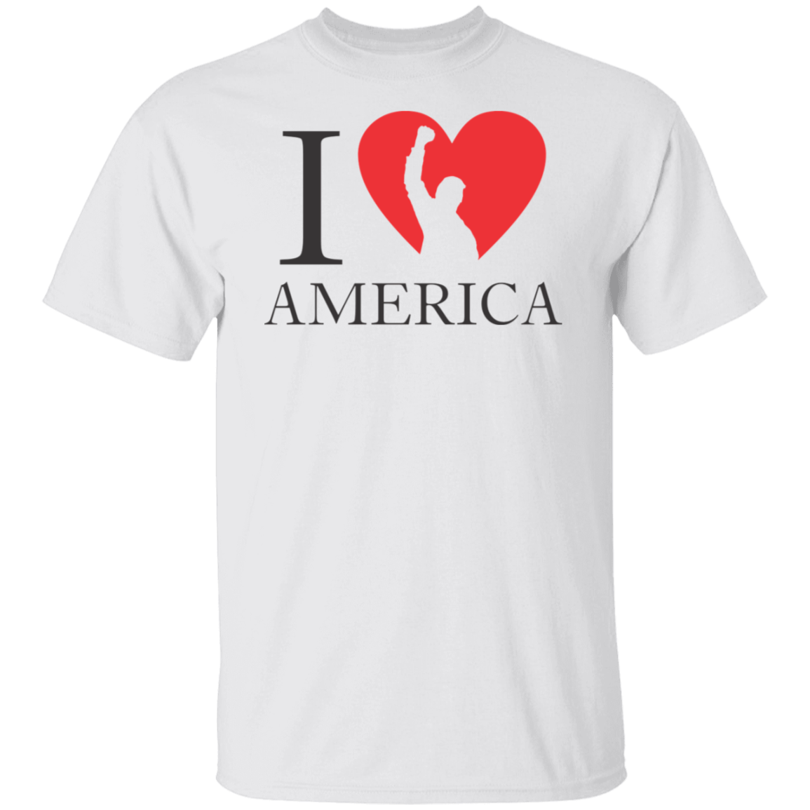I Love America Short Sleeve Tee - Image 3