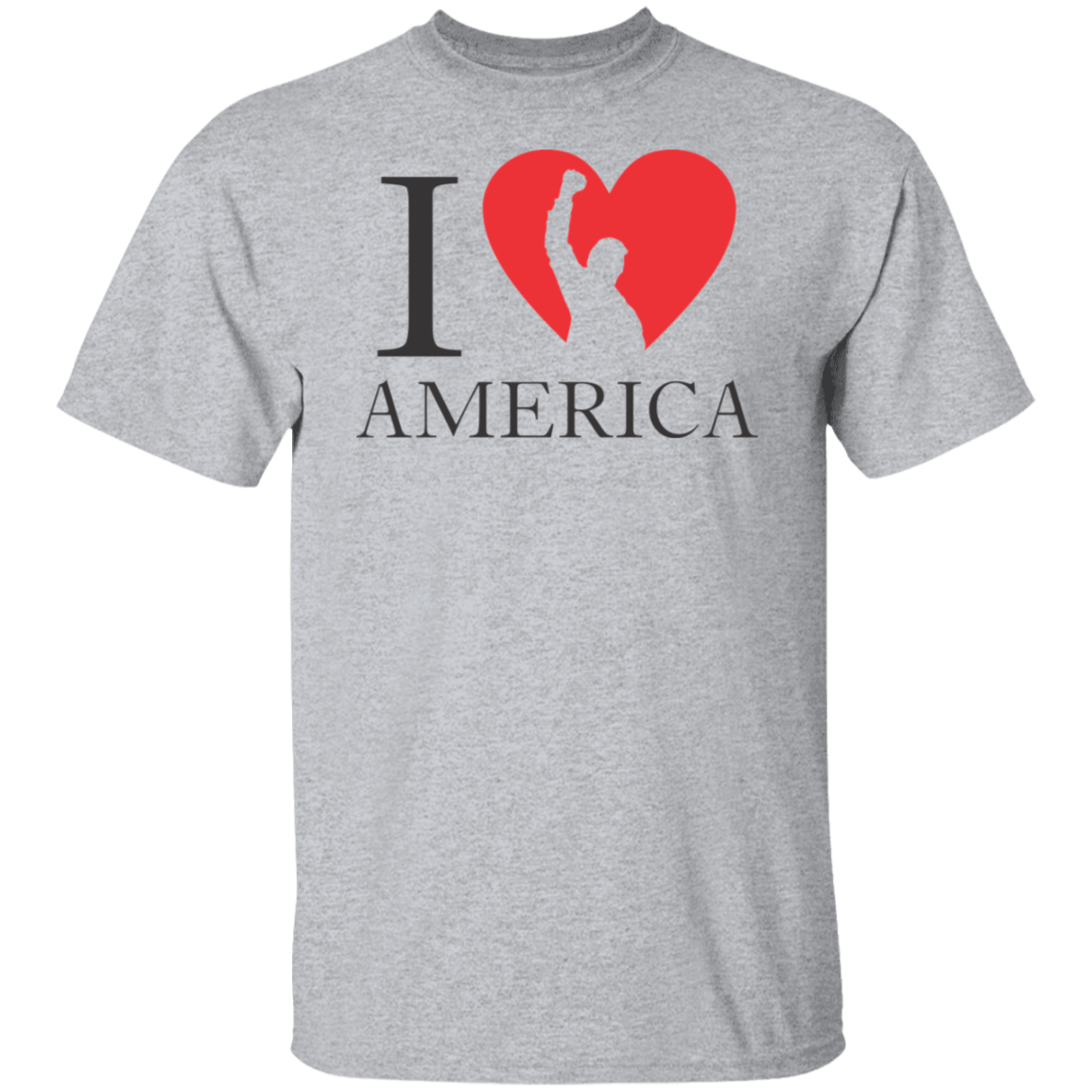 I Love America Short Sleeve Tee - Image 5