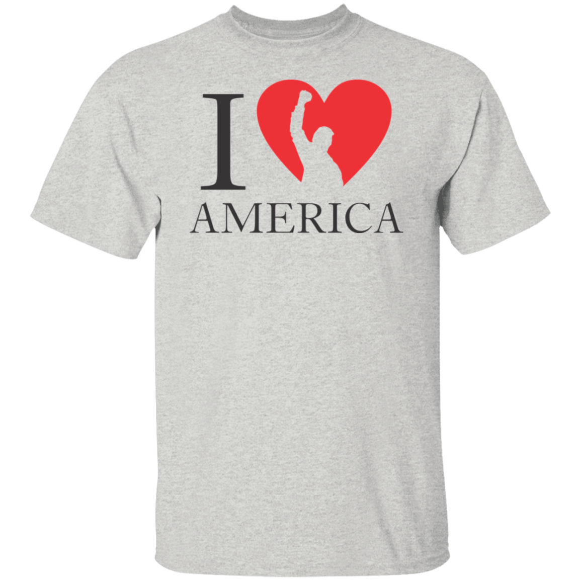 I Love America Short Sleeve Tee - Image 4