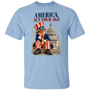 America Act Your Age Short Sleeve Tee