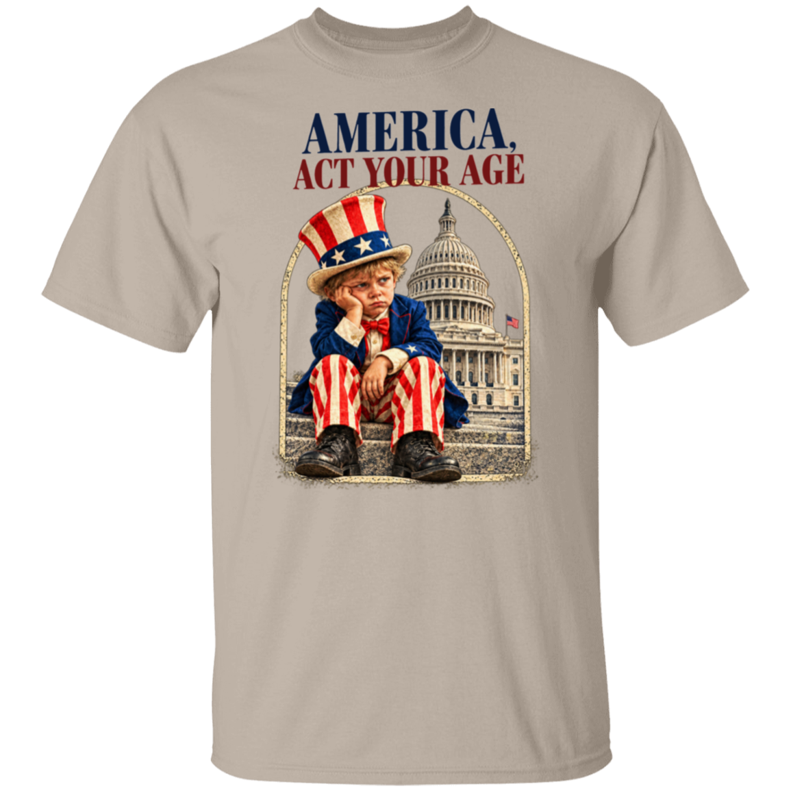 America Act Your Age Short Sleeve Tee - Image 2