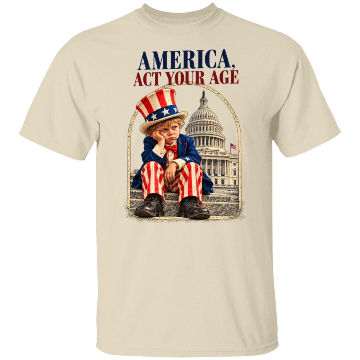 America Act Your Age Short Sleeve Tee - Image 3