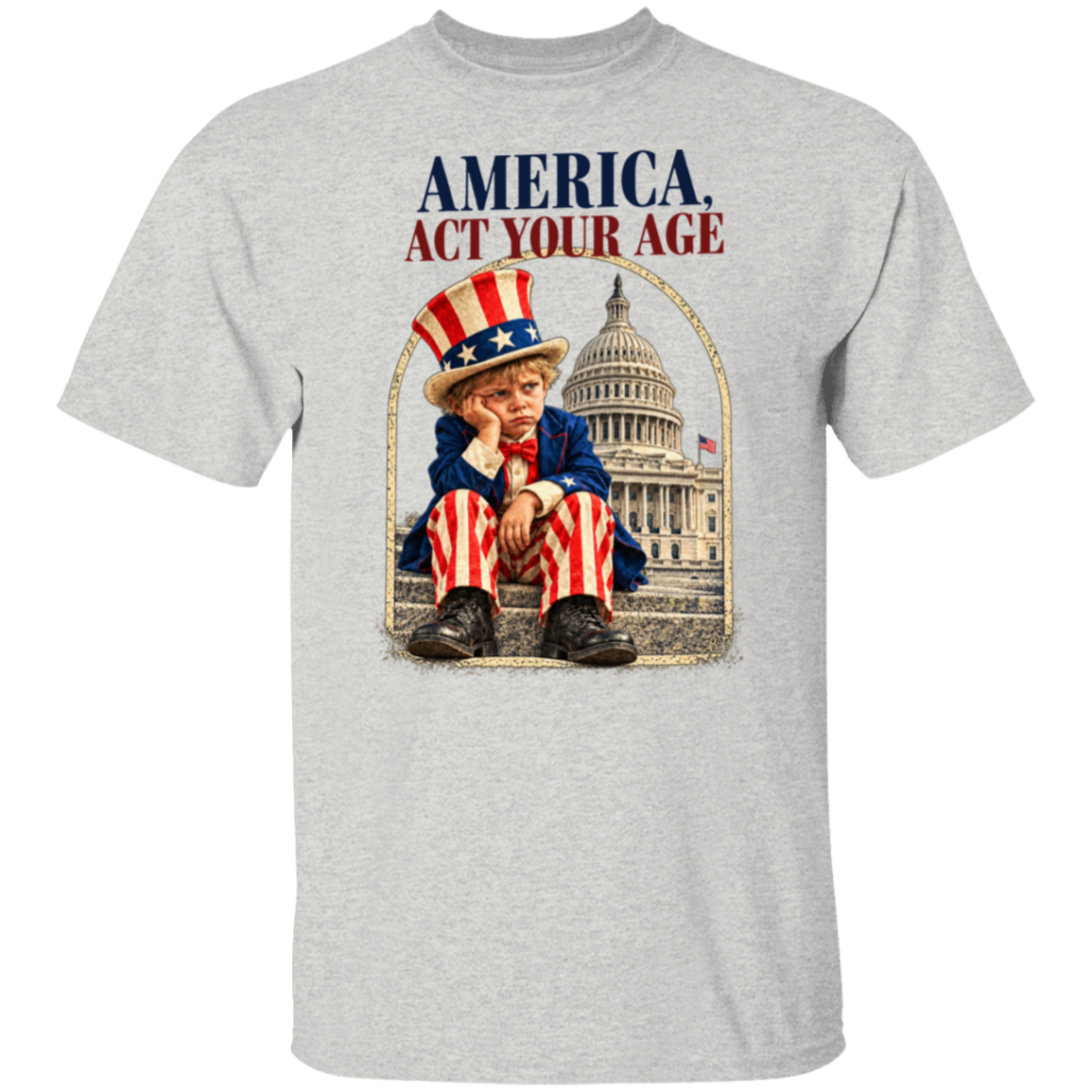 America Act Your Age Short Sleeve Tee - Image 5