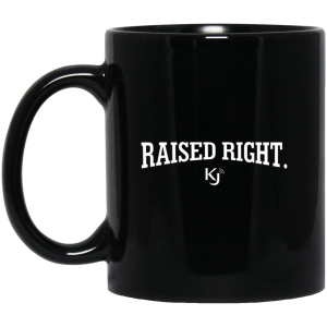 Raised Right Black Mug