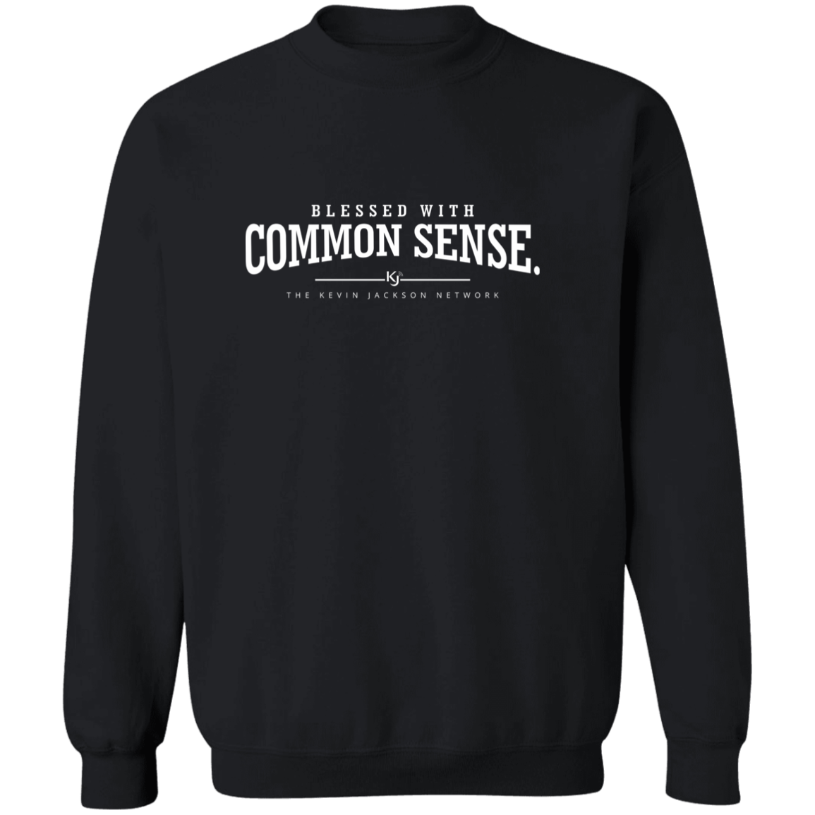 Blessed with Common Sense White Letter Sweatshirt - Image 2