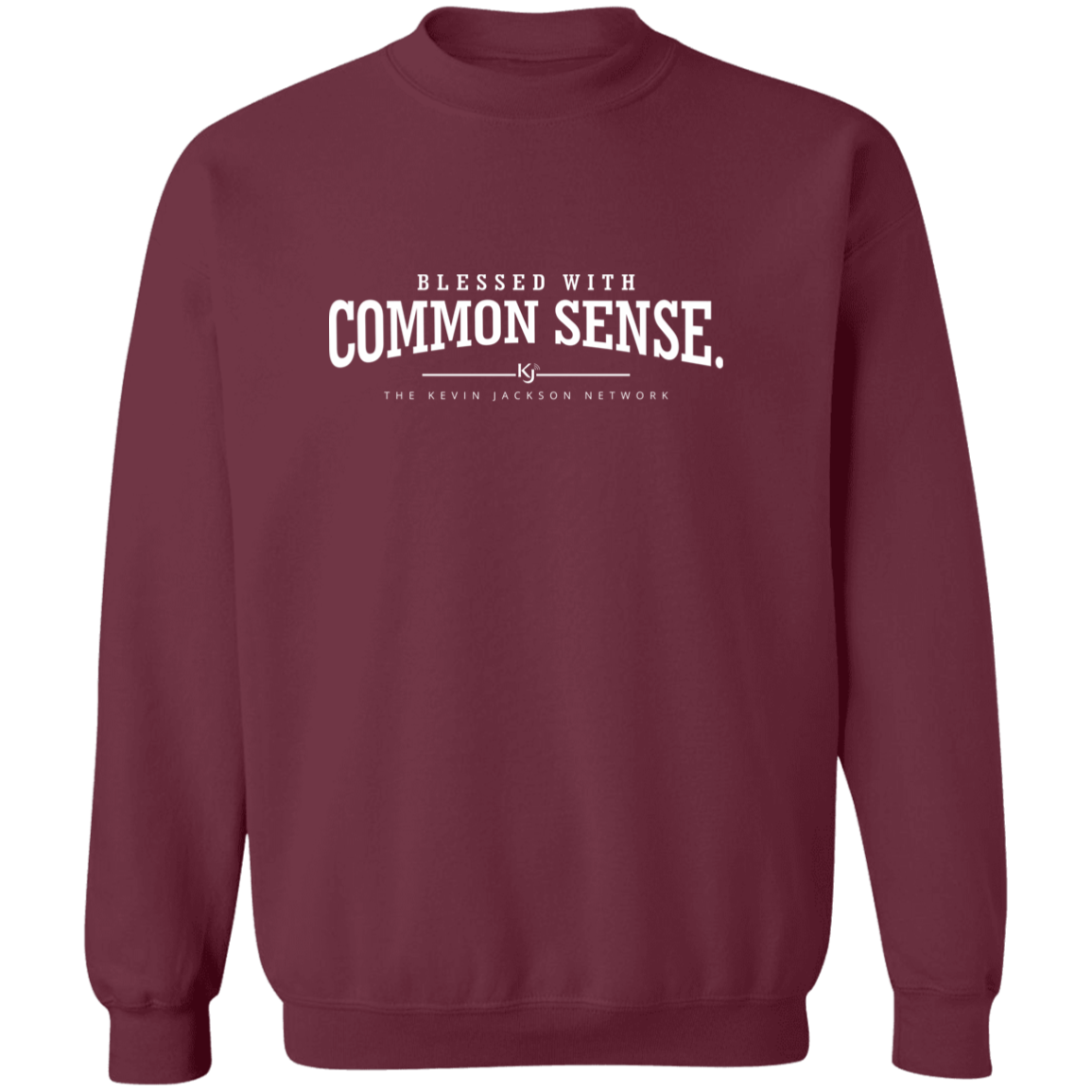 Blessed with Common Sense White Letter Sweatshirt - Image 3