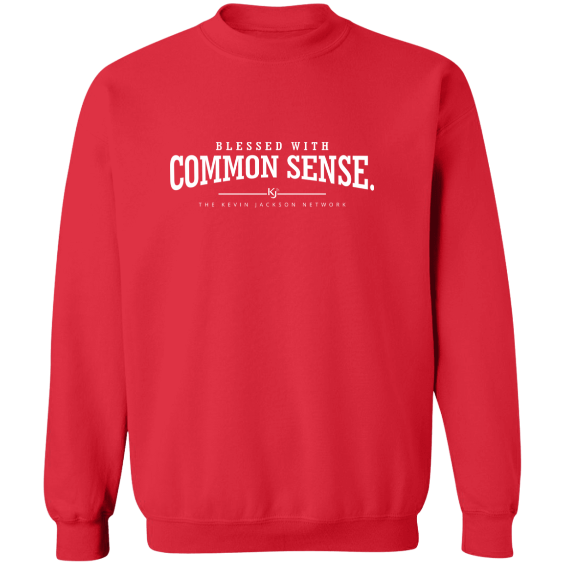 Blessed with Common Sense White Letter Sweatshirt - Image 5