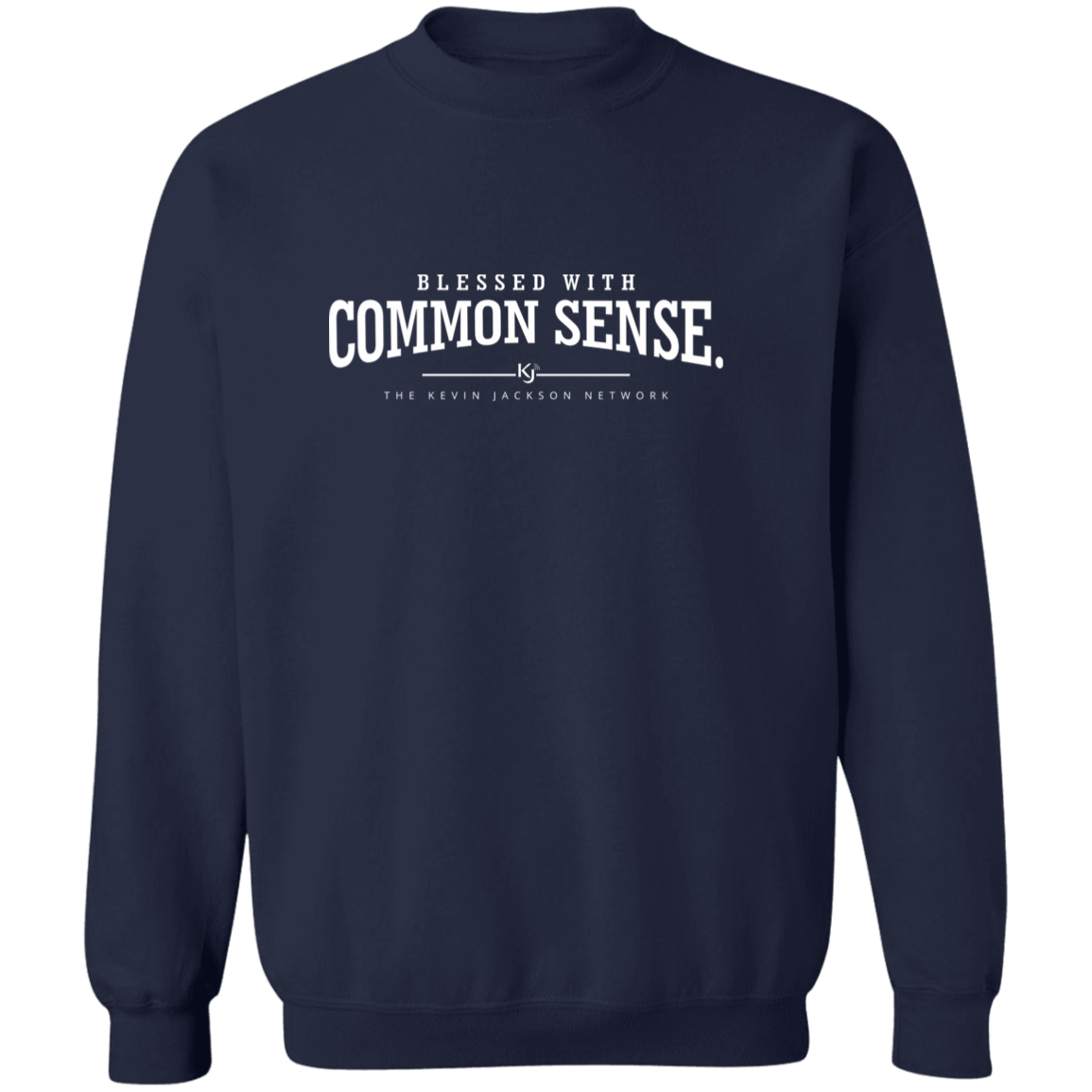 Blessed with Common Sense White Letter Sweatshirt - Image 4