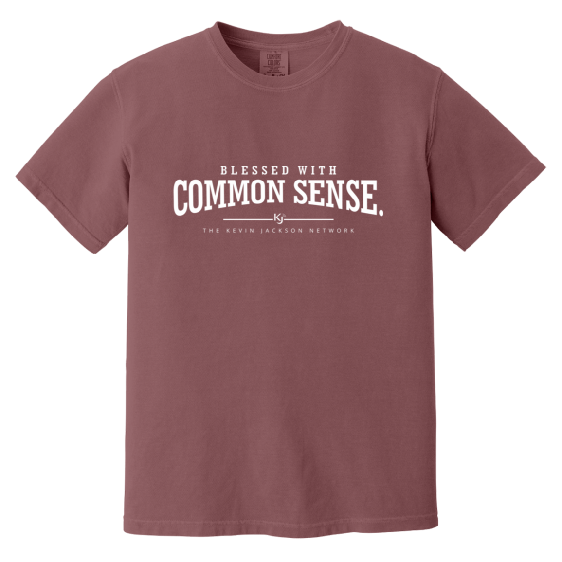 Blessed With Common Sense White Letter Short Sleeve Tee - Image 6