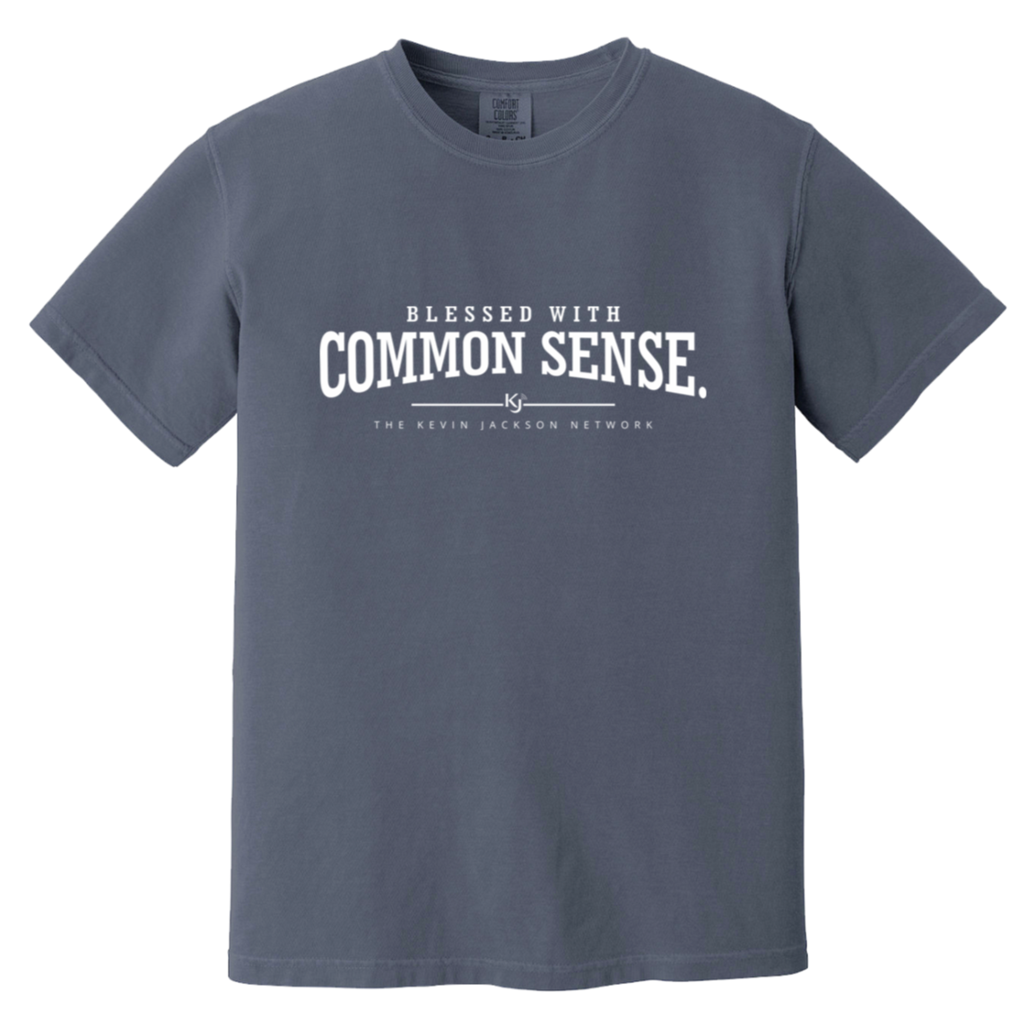 Blessed With Common Sense White Letter Short Sleeve Tee - Image 10