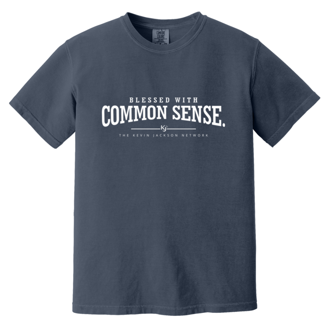Blessed With Common Sense White Letter Short Sleeve Tee - Image 14