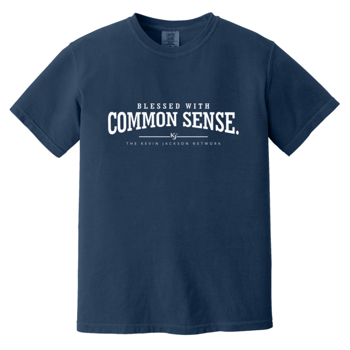 Blessed With Common Sense White Letter Short Sleeve Tee - Image 15