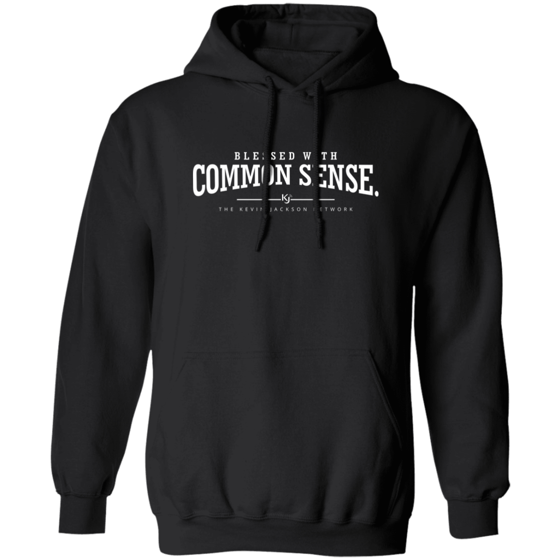 Blessed with Common Sense White Letter Hoodie - Image 2