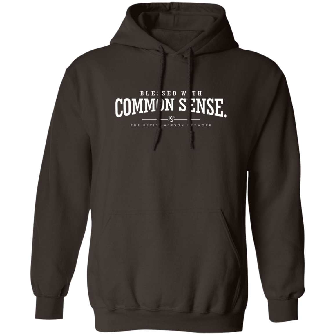 Blessed with Common Sense White Letter Hoodie - Image 5