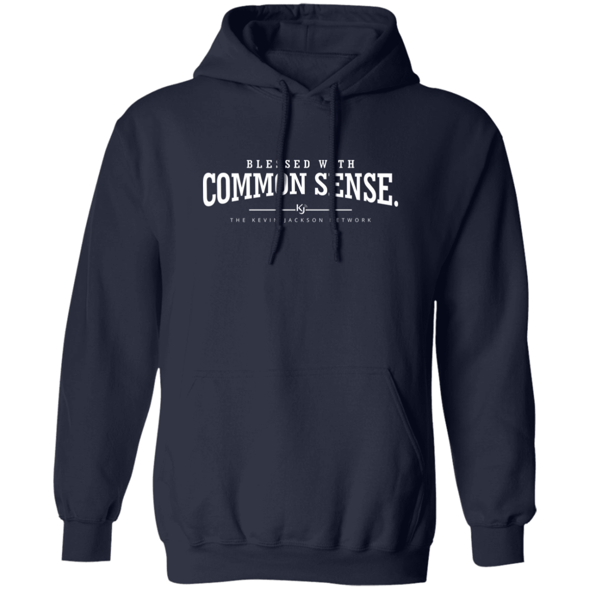 Blessed with Common Sense White Letter Hoodie - Image 3