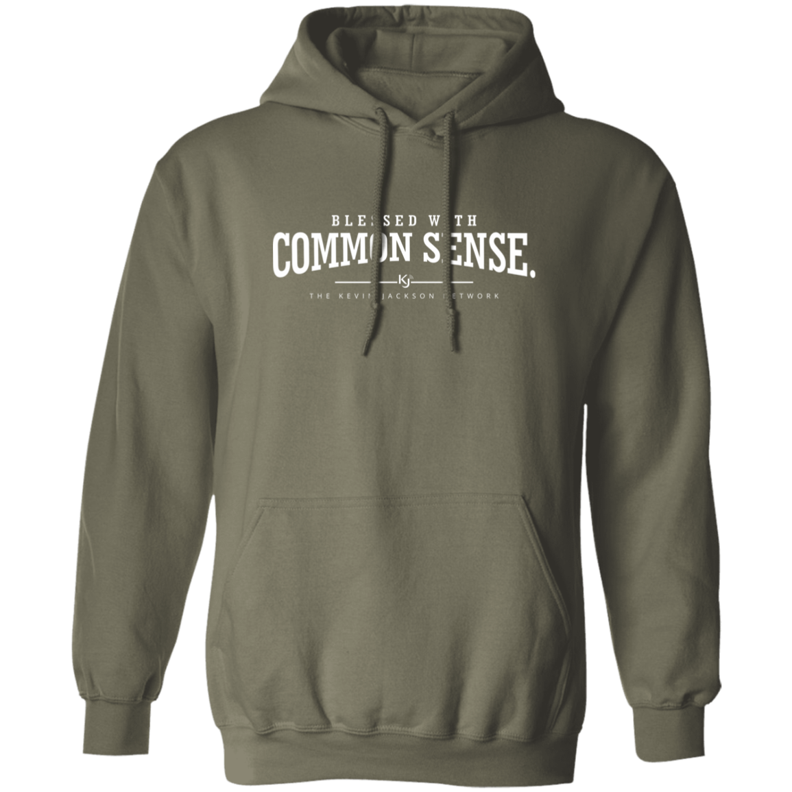 Blessed with Common Sense White Letter Hoodie - Image 9