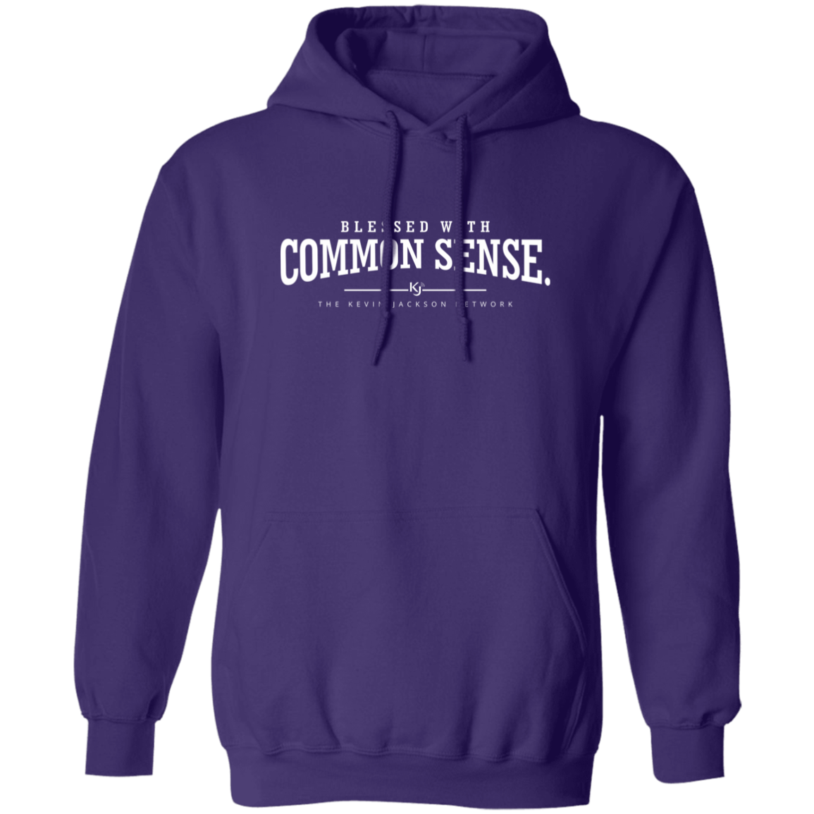 Blessed with Common Sense White Letter Hoodie - Image 11