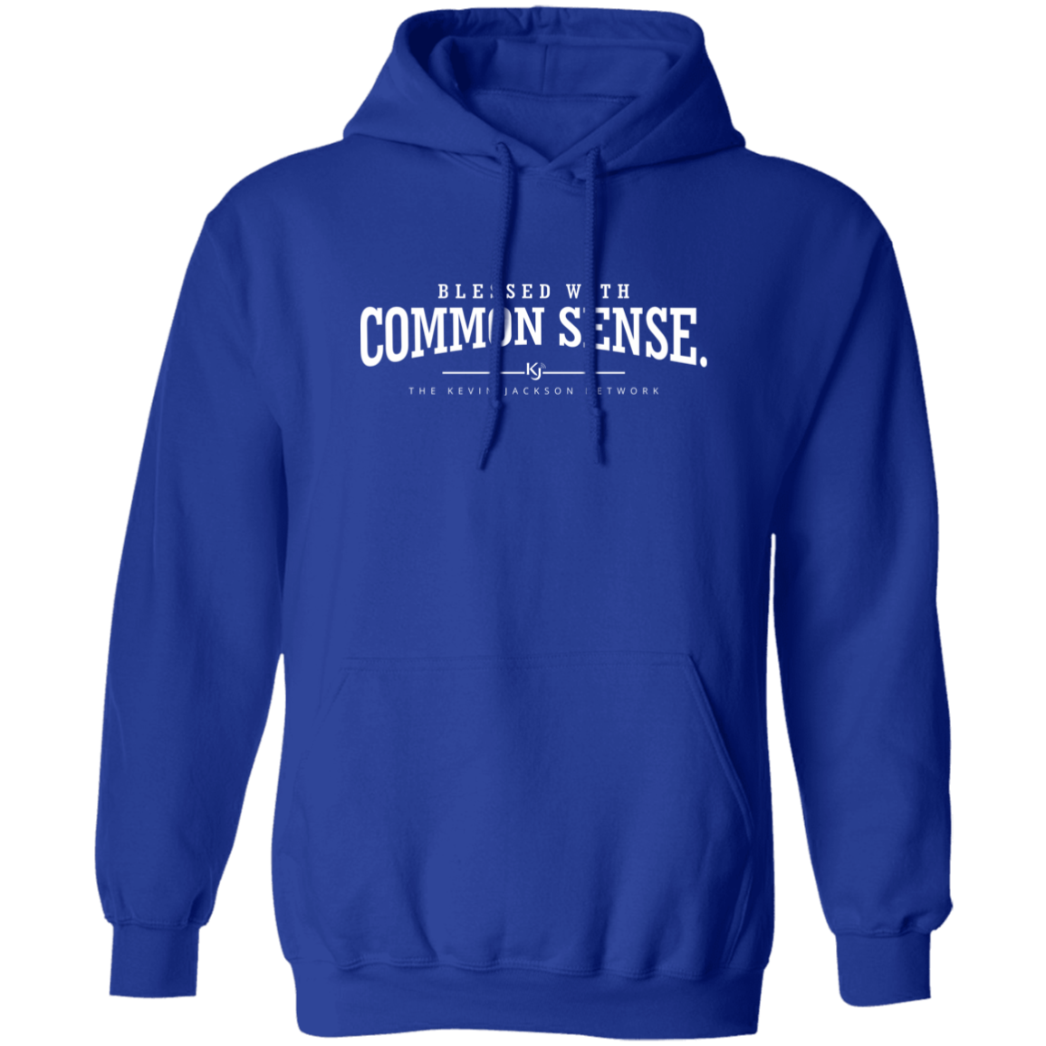 Blessed with Common Sense White Letter Hoodie - Image 13