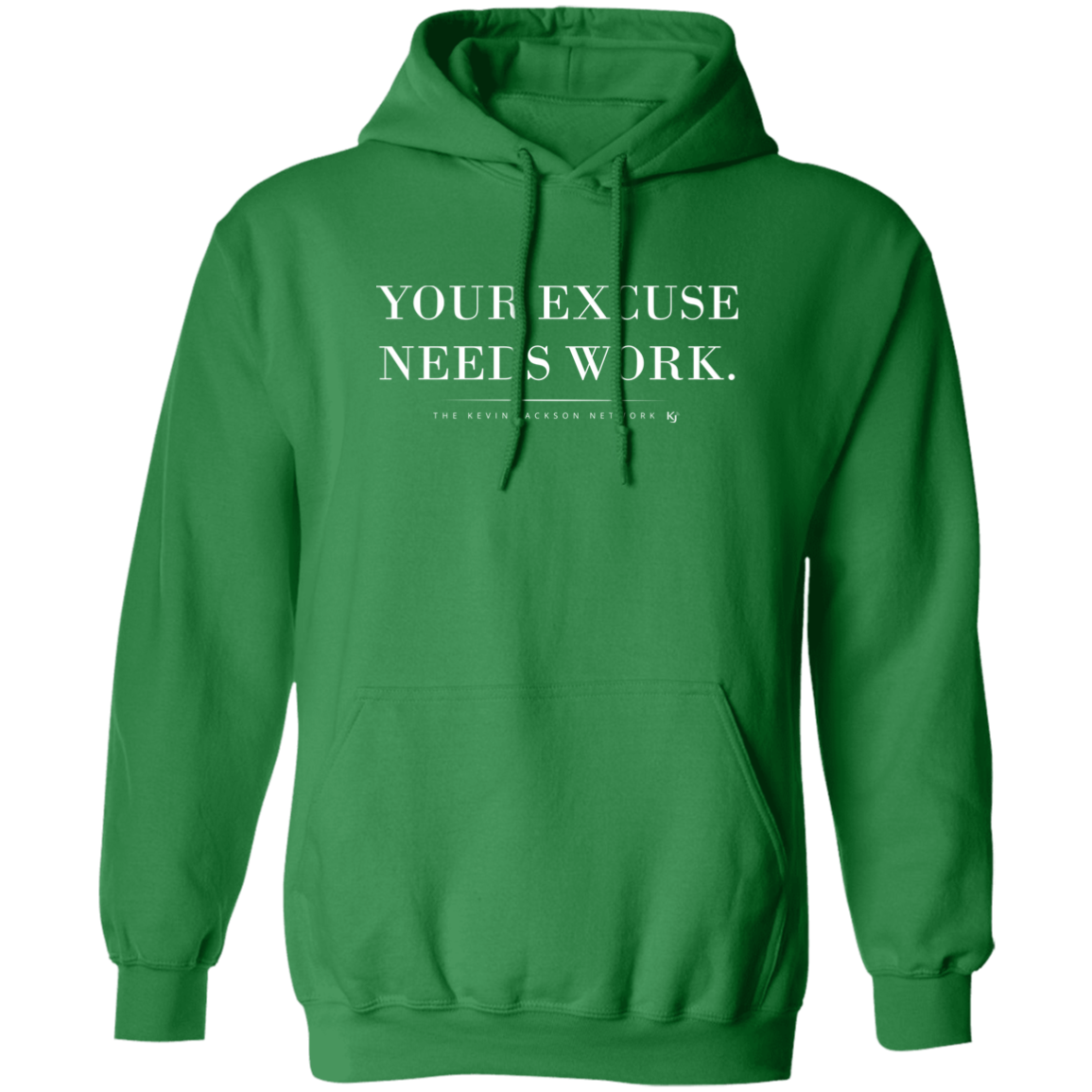Your Excuse Needs Work White Letter Hoodie - Image 7