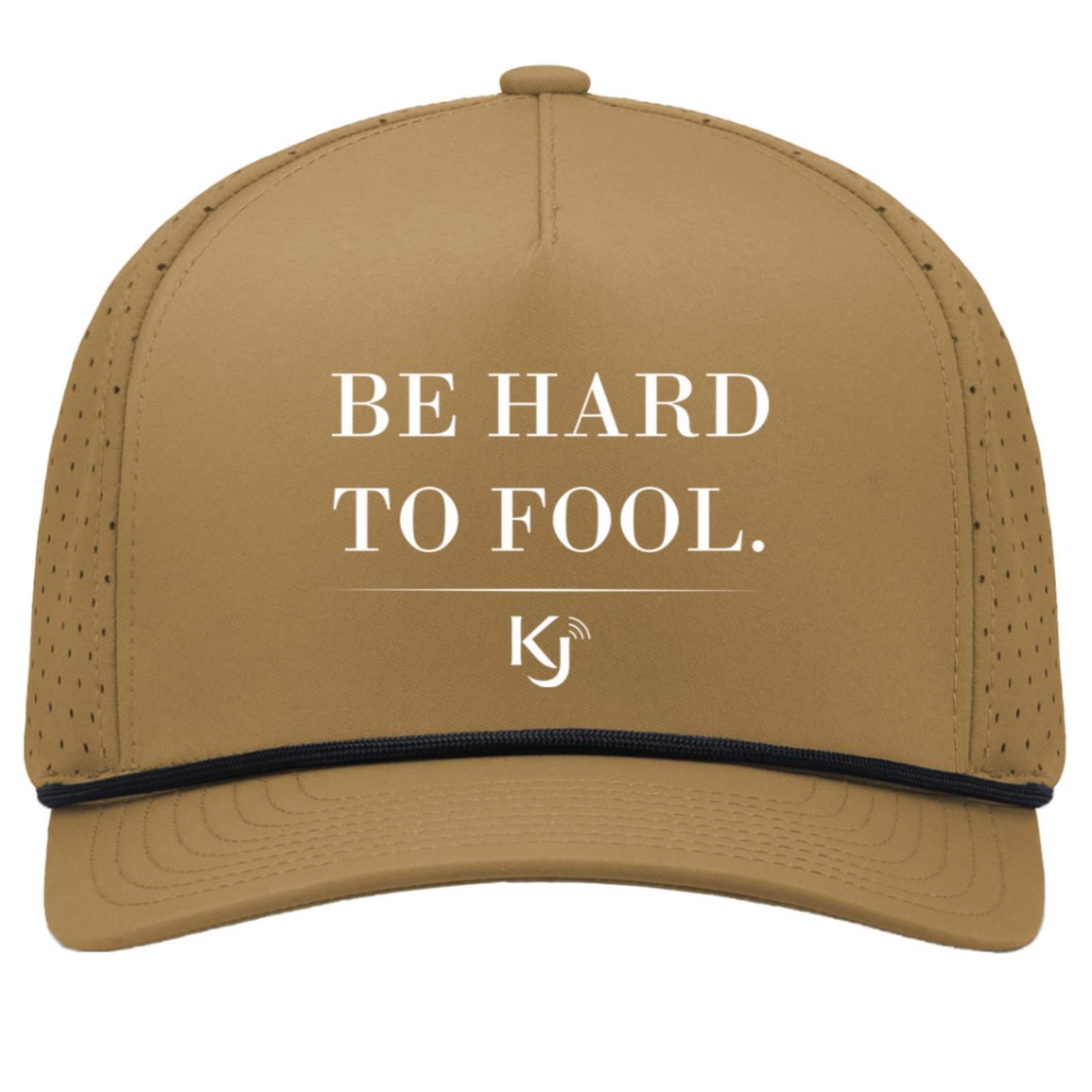 Be Hard to Fool White Letter Cap - Image 2