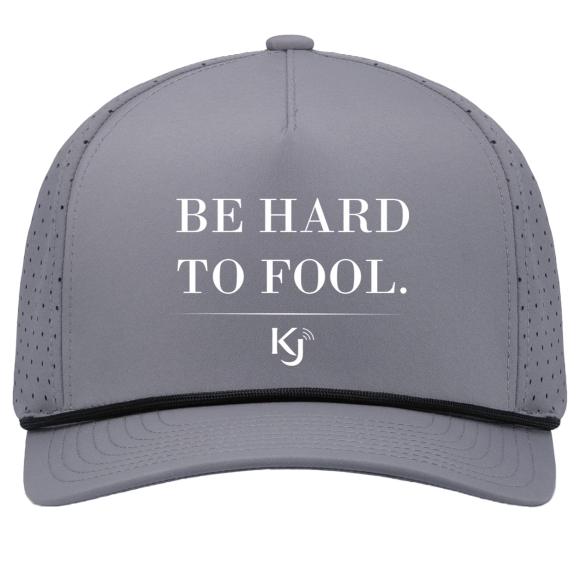 Be Hard to Fool White Letter Cap - Image 3