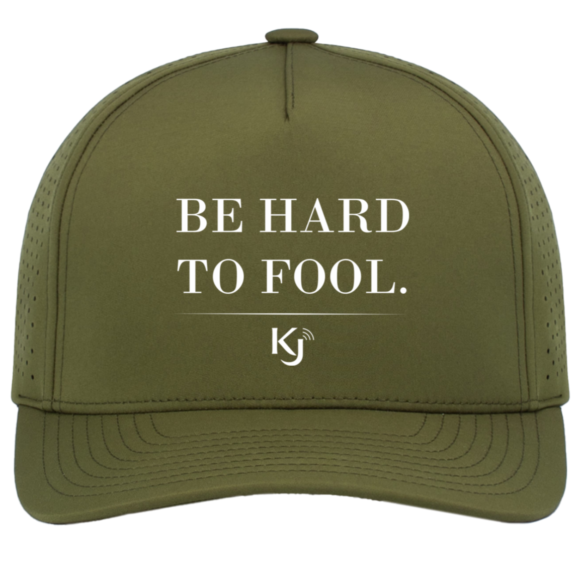 Be Hard to Fool White Letter Cap - Image 5