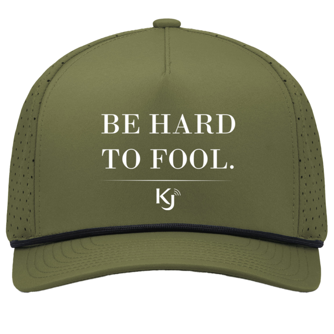 Be Hard to Fool White Letter Cap - Image 6