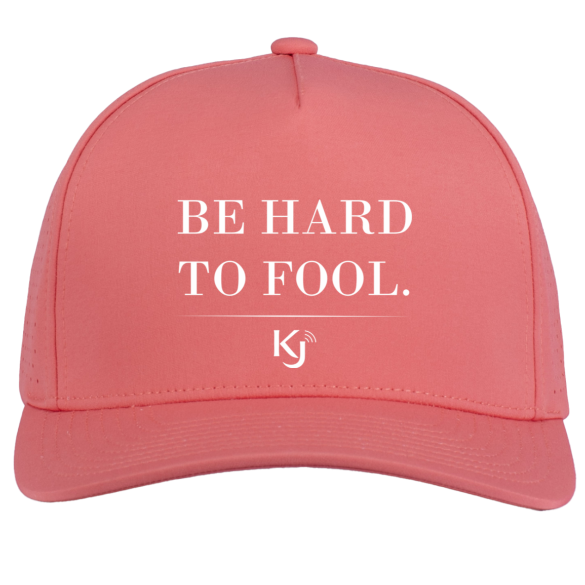 Be Hard to Fool White Letter Cap - Image 8