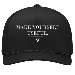 Make Yourself Useful White Letter Cap