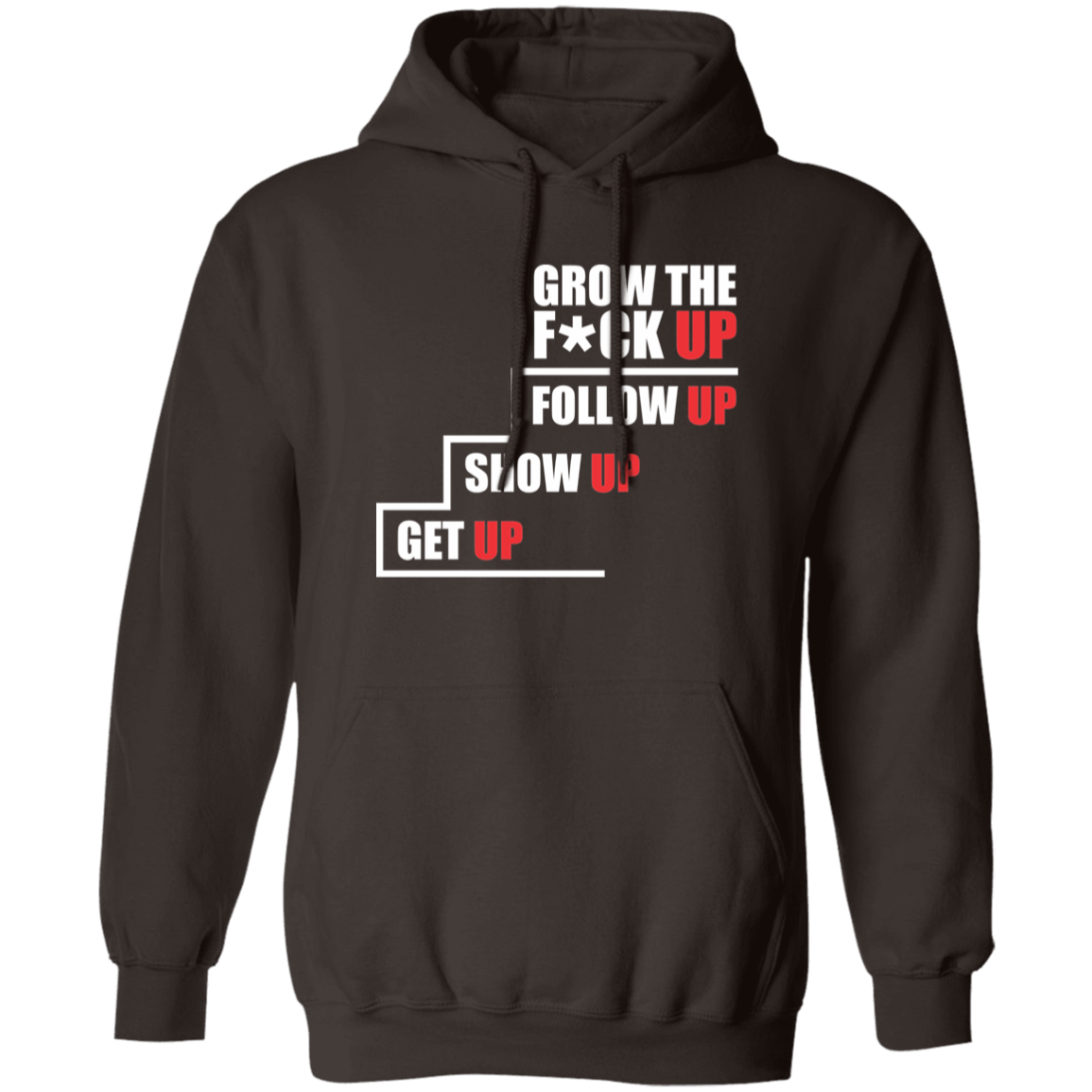 Grow Up White Letter Hoodie - Image 5