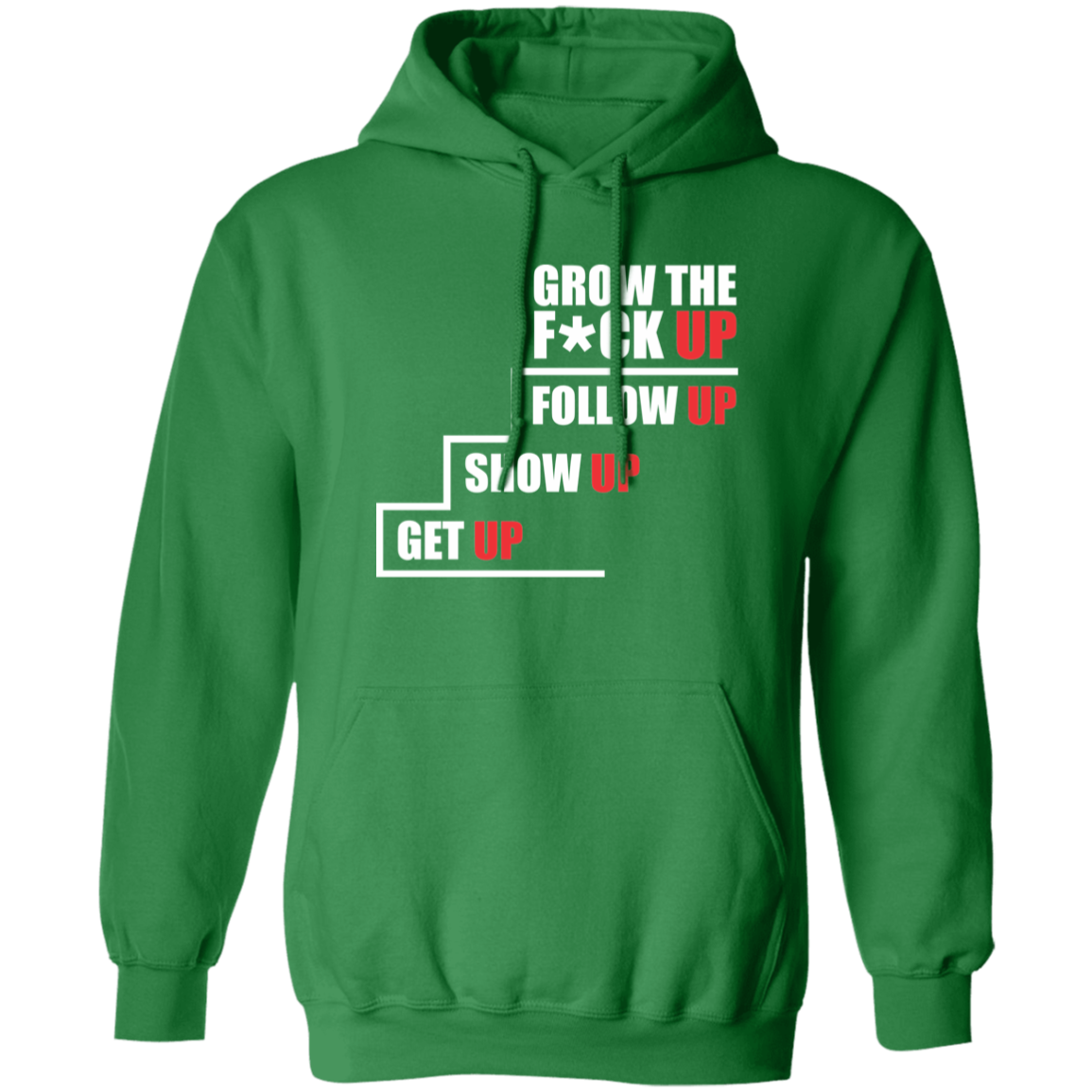 Grow Up White Letter Hoodie - Image 7